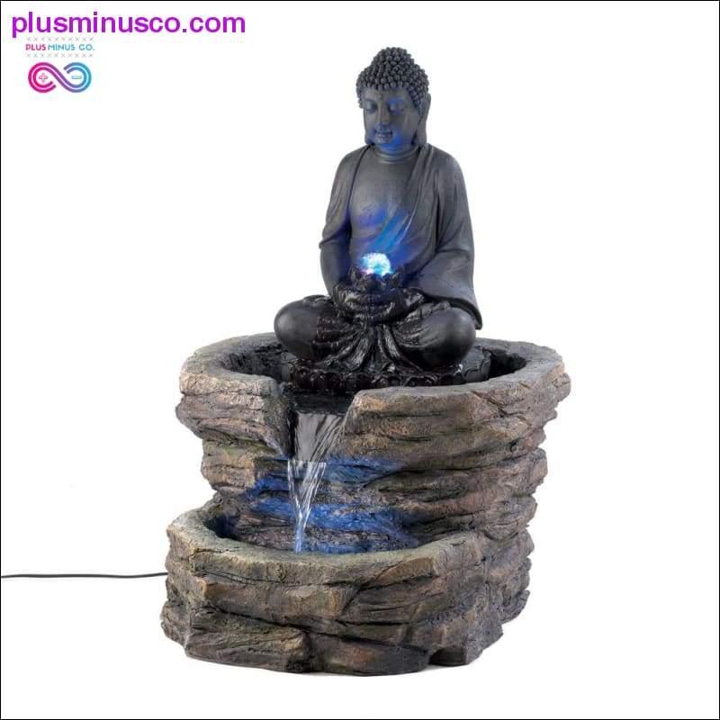 Zen Buddha fontanas ll Plusminusco.com Sodo dekoras, dovana, namų dekoras – plusminusco.com